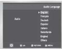 SAMSUNG DVD-CM250 - Inställning av språkfunktioner (fortsättning) - 2