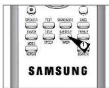 SAMSUNG DVD-CM250 - Brug SUBTITLE-knappen - 2