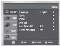 SAMSUNG DVD-CM250 - Automatisk avstängning - 1