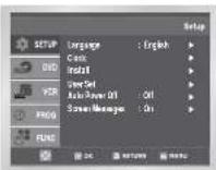 SAMSUNG DVD-CM250 - Valg af farvetilstand - 1
