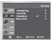 SAMSUNG DVD-CM250 - Disk Menu sprog - 1