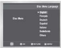 SAMSUNG DVD-CM250 - Disk Menu sprog - 3