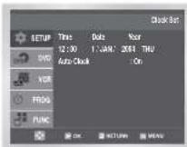 SAMSUNG DVD-CM250 - Automatisk inställning vid inkoppling - 5