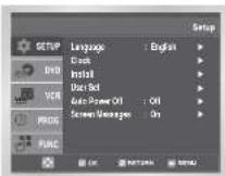 SAMSUNG DVD-CM250 - Ændring af oversigt over forudindstillede stationer - 1