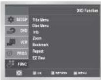 SAMSUNG DVD-CM250 - Når en DVD afspilles - 2