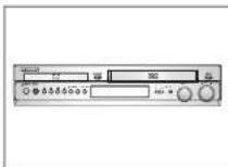 SAMSUNG DVD-CM250 - Kople DVD- og videokassetspilleren til fjernsynet med SCART-ledning - 5