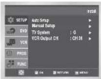 SAMSUNG DVD-CM250 - Ændring af oversigt over forudindstillede stationer - 2
