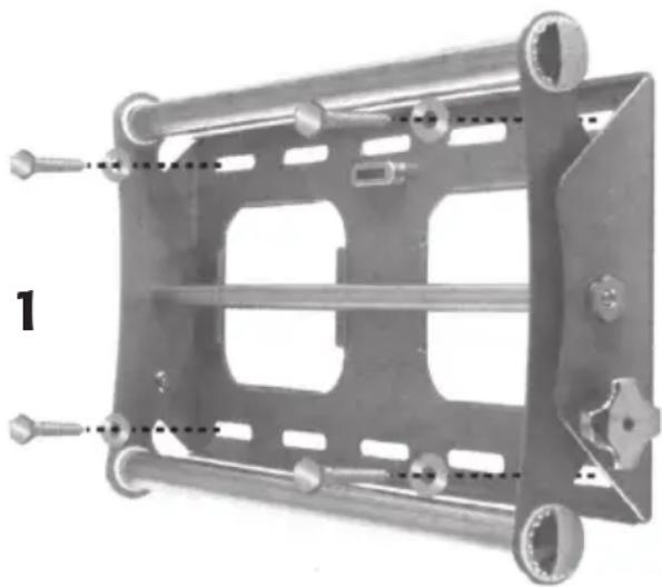 Clas Ohlson ML-P02M - Asennus betoniseinään - 1