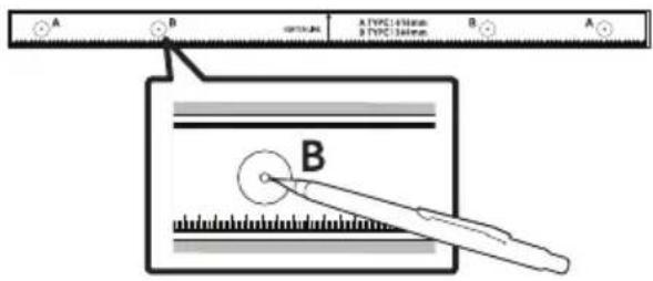 A B TYPE 140mm TYPE 130mm A B