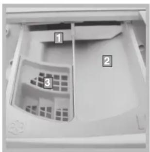 INDESIT WIDXXL 126 (EU) - Cassetto detersivo - 1