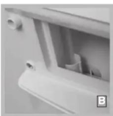 INDESIT WIDXXL 126 (EU) - Cleaning the dispenser drawer and compartments - 3