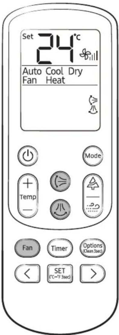 SAMSUNG AR12NXCXAWKX - Styring af temperatur - 2