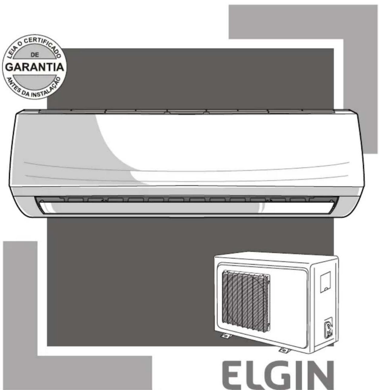 Elgin HWFE24B2NA - Condicionadores de Ar Split High Wall Gás Ecológico R-410A - 1