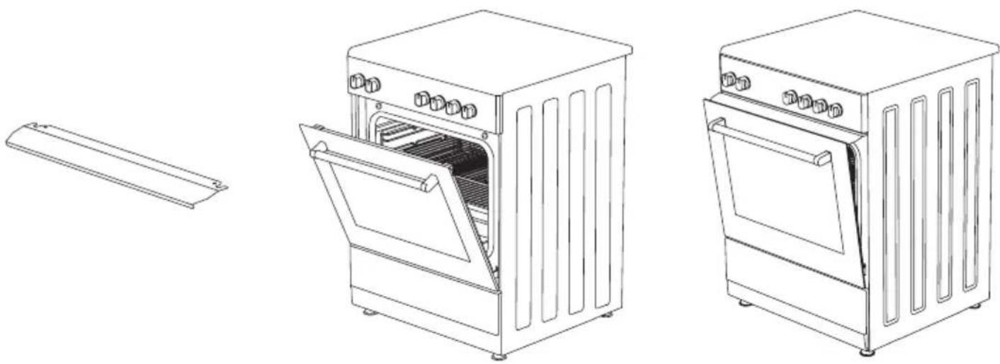 Scandomestic SK 403 - Using The Grill Deflector Sheet \* - 1