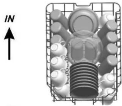 Cross-sectional diagram of a mechanical component with internal gears and housing, labeled 'IN' with upward arrow (no text or symbols on the diagram itself)