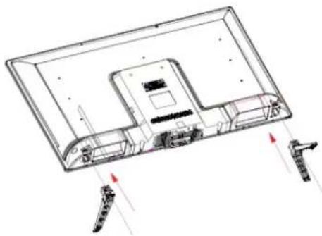 SALORA 32LTC2100 - Installation Instructions TV Stand - 1