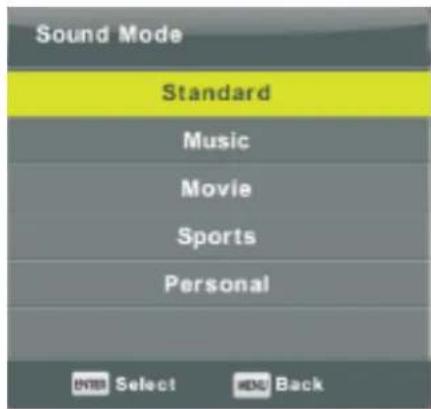 SALORA 32LTC2100 - Geluid Menu - 2