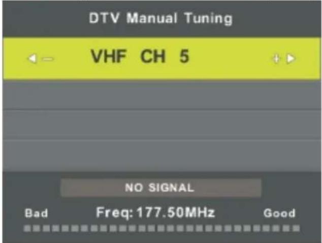 SALORA 32LTC2100 - DTV Manual Tuning - 1