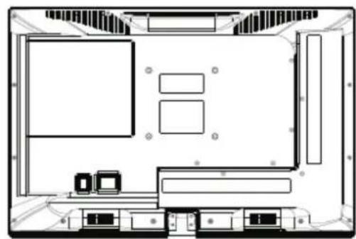 SALORA 32LTC2100 - Bevestigen van de TV aan de muur - 2