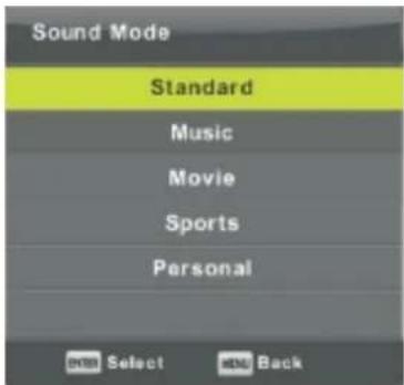 SALORA 32LTC2100 - Sound Menu - 2