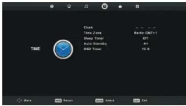 SALORA 32LTC2100 - Time Menu - 1