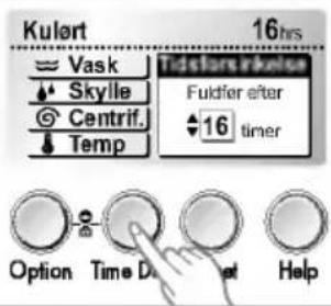 Kulort 16 hrs Vask Skylle Centrif. Temp Tide Ions Before Fuldler after 16 timer Option Time Data Help