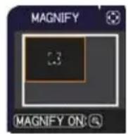 HITACHI CP-WX3541WN - Press the MAGNIFY ON button on the remote control. The picture will be magnifi ed, and the MAGNIFY dialog - 1