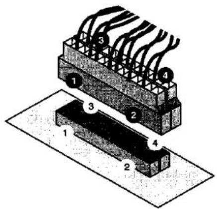Diagram of a layered structure with numbered components, showing a meshed component and a rectangular base with labeled parts.
