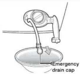 Emergency drain cap