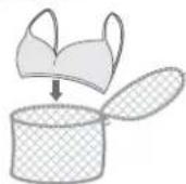 SAMSUNG WF0602NX - Make sure to insert brassieres (water washable) into a laundry net (to be purchased additionally). - 1