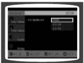 SAMSUNG MAX-DJ650 - ضبط نوع شاشة التلفزيون - 7