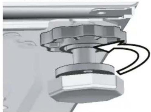 GRUNDIG GWN 36432 - Einstellen der Füße - 2