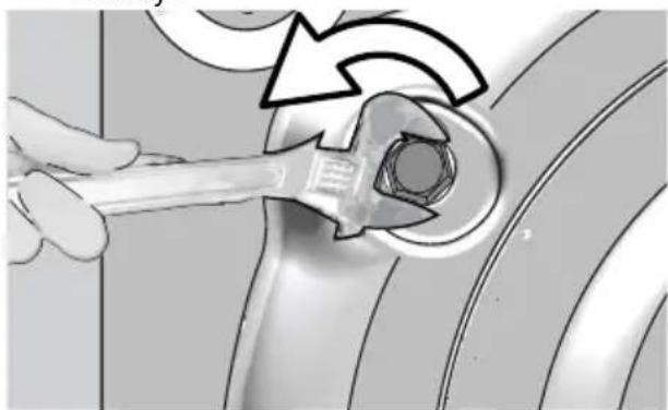 GRUNDIG GWN 36432 - Removing the transportation locks - 2