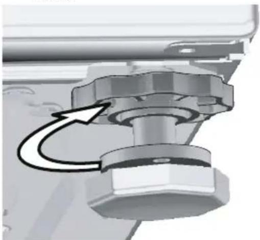 GRUNDIG GWN 36432 - Adjusting the feet - 4