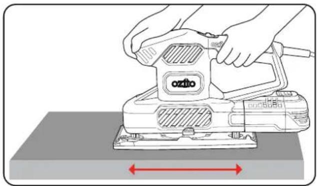 Ozito HSS-5000 - SANDING - 2