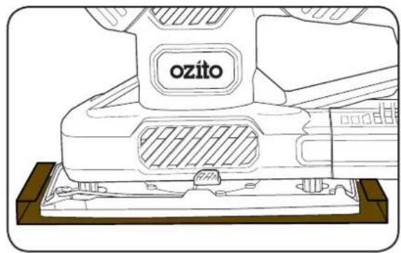 Ozito HSS-5000 - ATTACHING SANDPAPER - 2