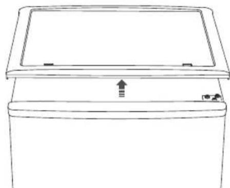 MATSUI M48TW17E - Ändra dörrens gångjärn - 2