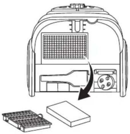 MATSUI M12VCB16E - Poistosuodattimen puhdistaminen - 3