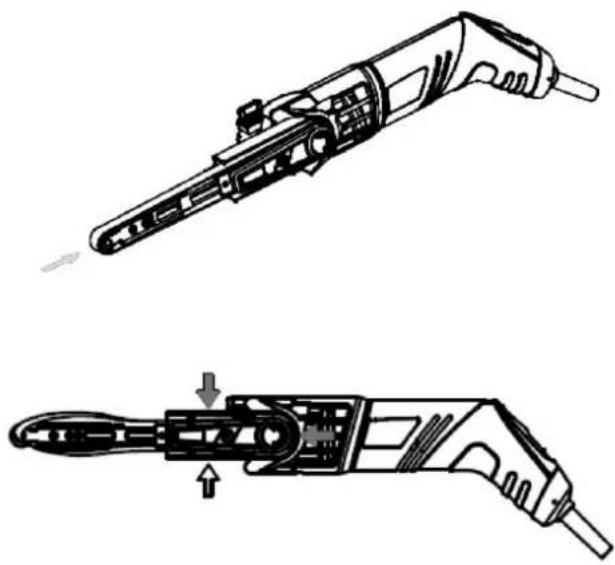 Meec Tools 010-137 - Zakładanie taśmy ściernej - 1