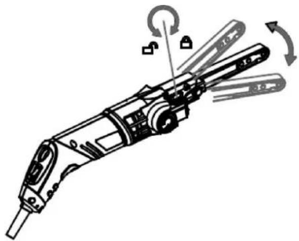 Meec Tools 010-137 - Adjusting the arm angle. - 1