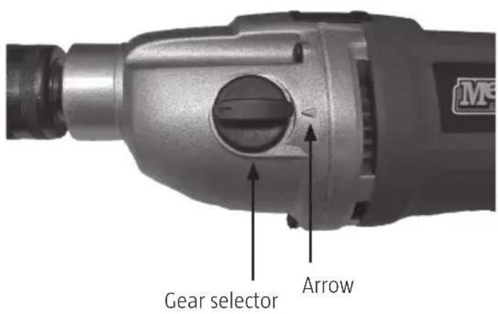 Gear selector Arrow
