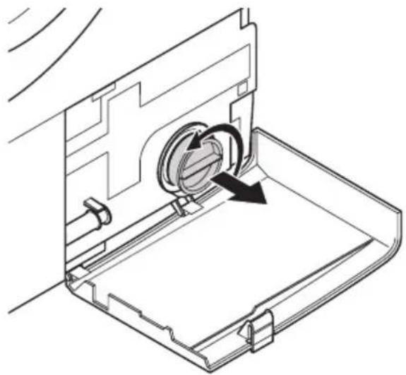 BLOMBERG WAF 7360 S - Restwasser ablassen - 3