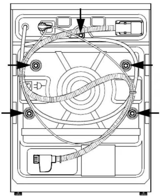 BLOMBERG WAF 7360 AQ - Transportsicherungen ausbauen - 1