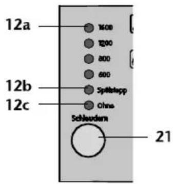 12a 1600 1200 800 600 12b Spästepp 12c Ohne Schlaudem 21