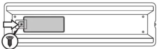 Logik L24HEDW15 - Installing Batteries in the Remote Control - 1