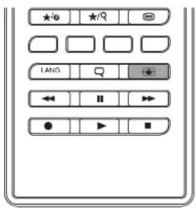 User interface panel with navigation buttons and playback controls, including 'LANG' and play button icons