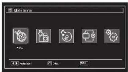 Media Browser Video Select BERT