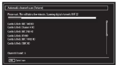 Automatic channel scan (Returns) Please wait. This will take a few minutes. Scanning digital channels URL 22 Comb & Code: RBC | MATHD Comb & Code: Channel 4 HD Comb & Code: RBC | DUE HD Comb & Code: IHY HD Comb & Code: RBC | IEEE HD Comb & Code: EBC HD Channels found: 6 Cancel
