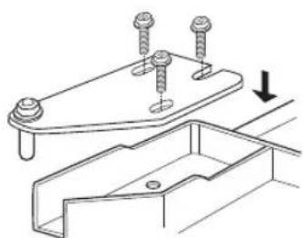 Logik LTL2488GSE - Reverse the door swing - 6