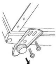 Logik LTL2488GSE - Reverse the door swing - 5